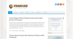 Desktop Screenshot of bangsaid.com